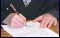 Podpis smlouvy